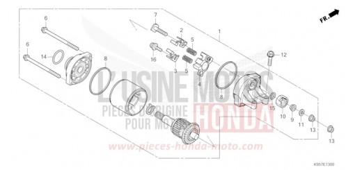 MOTORINO AVVIAMENTO CRF250RS di 2025